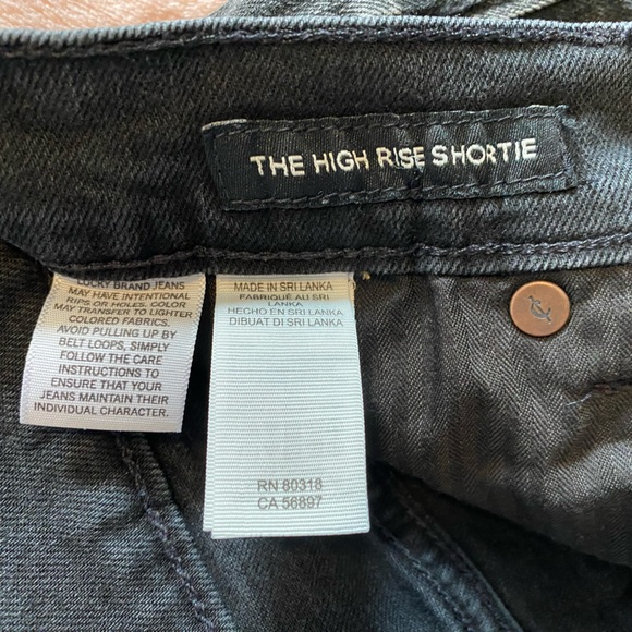 Lucky Brand The High Rise Shortie Shorts - Picture 7 of 7